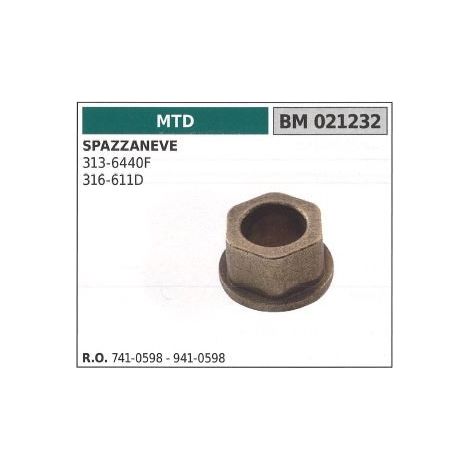 Boccola MTD spazzaneve 313-6440F 316-611D 021232