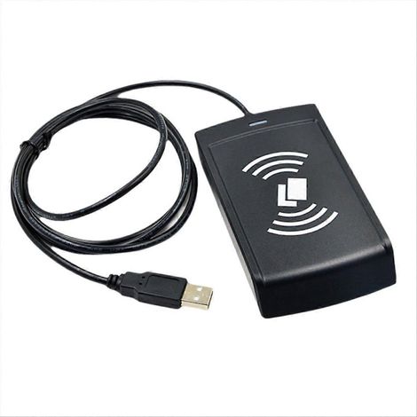USB-RFID-Lesegerät, Smartcard-Lesegerät, NFC-Kartenlesegerät, USB-HID-Smartcard-Lesegerät kompatibel mit Windows- und Linux-Systemen. (1/5)