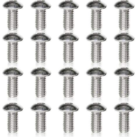 Vis Panete ISO 7380-1 - Acier Inoxydable A2 - Tête Plate à Embrayage Hexagonal - M6 x 16 mm - Lot de 20 (1/5)