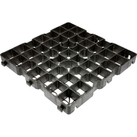 Dalle plastique en géocellules 40 mm – Résistante aux températures de -30°C à 70°C – Pose clipsable – Pour terrasses et balcons – Bricoflor (1/4)