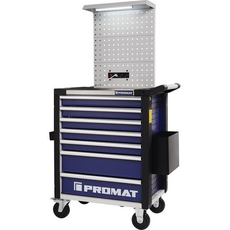 Carrello portautensili PLUS L788xP471xH969mm 400 kg 7 cassetti non attrezzati PROMAT