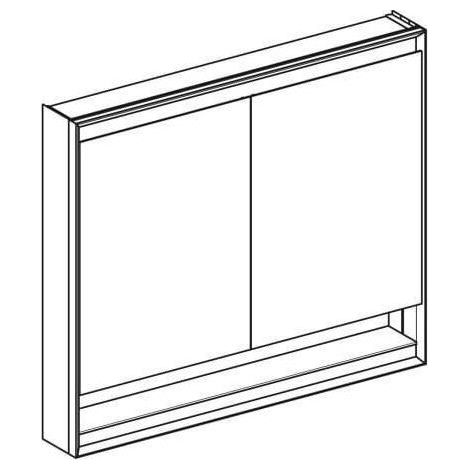 Geberit ONE Spiegelschrank mit ComfortLight, 2 Türen, (1/5)