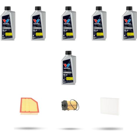 Kit tagliando 3 FILTRI e 6L OLIO compatibile con Volvo S60 III V60 II Cross Country 2.0 T4 155kw Dal 2019 (1/5)