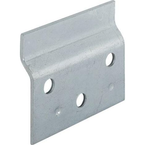 Supporto per armadio in acciaio zincato 60x48x6 mm