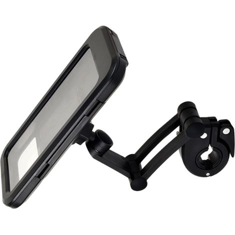 Support de téléphone pour vélo étanche, réglable à 360 degrés, en ABS, PVC et nylon, pour téléphones à barre de 22 à 28 mm et de moins de 6,7 pouces. (1/5)