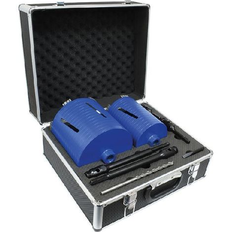 MEXCO A11DCDKIT2 Slotted Dry Core Drill XCEL Grade Kit, 8 Piece MEXA11DCDK8 (1/3)
