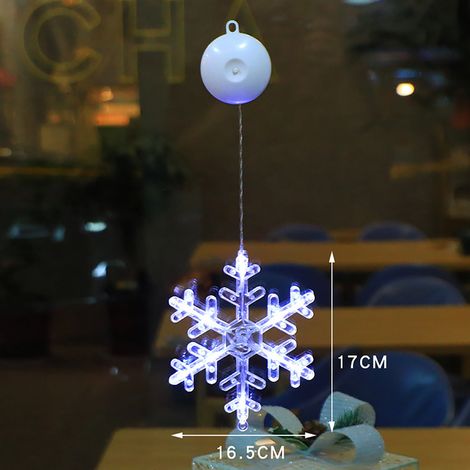 Guirlande Lumineuse LED - Avec Ventouses - Pour Décoration Intérieure Mur Miroir Fenêtre - 2 m - 20 Lumières (1/3)