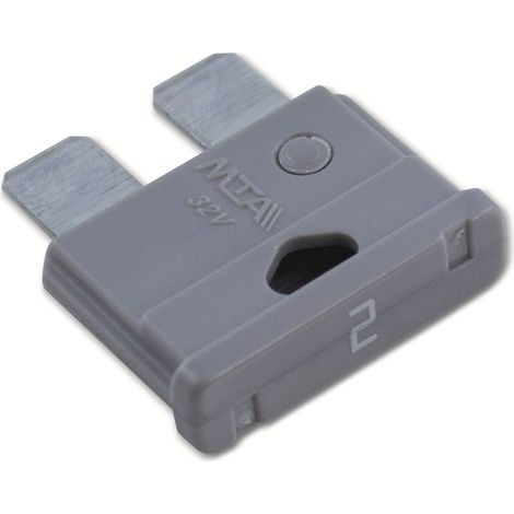 MTA KFZ-Flachsicherung 340.020, Standard, 2 A, grau (1/2)