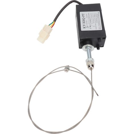 Dispositif d'arrêt moteur 24 V, électrovanne de coupure de flamme en ABS et acier inoxydable pour générateur, de remplacement, type normalement ouvert sous tension