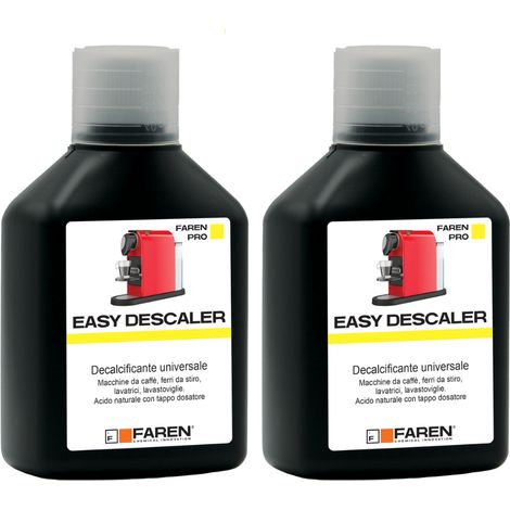 Faren easy descaler decalcificante universale per elettrodomestici 500 ml 2 pezzi (1/5)