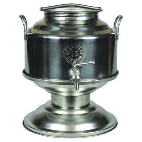 Fusto Inox Per Olio Saldato Lt.5 Con Base (1/3)