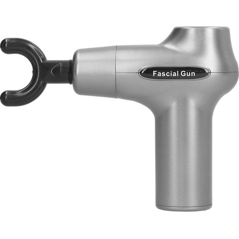 Appareil de massage musculaire vibrant électrique pour tissus profonds, à usage domestique (bouton gris) (1/5)