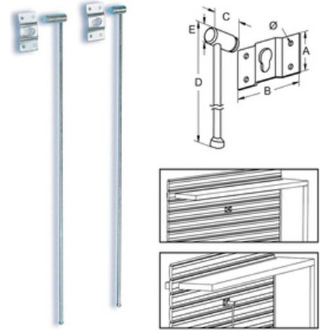 SICURA X TAPPARELLE LEGNO/METAL.SALTAP CM.50. Prezzo per 1 pezzo.