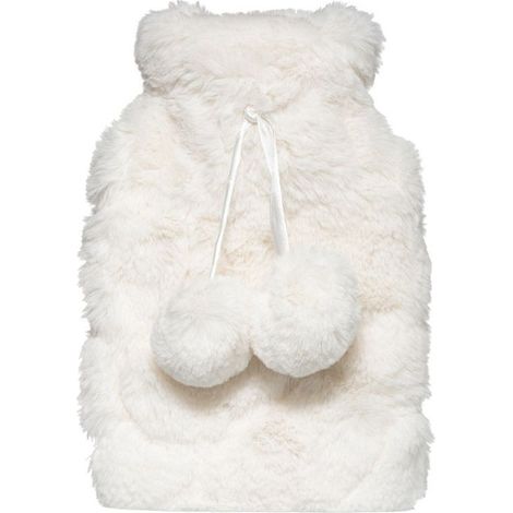 Bouillotte Imitation Fourrure "Glacé" 280ml Blanc (1/3)