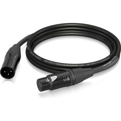 Behringer Neutrik XLR macho a XLR hembra Cable de micrófono 3m Platinum Performance PMC-300 (1/4)