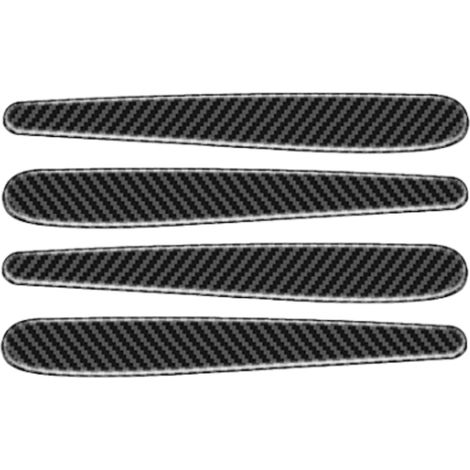 (Noir - 4 pièces) Autocollants de portières de voiture, bandes de protection anti-collision, film protecteur de pare-chocs compatible avec Ford Focus MK3, Mondeo MK4, Fiesta et Fusion. Accessoires (1/5)