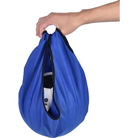 Tragbare, leichte Bowlingballtasche, Reinigungsbeutel und Ballträger für Fitnessgeräte, Blau