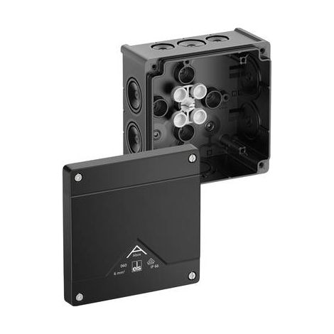 SPELSBERG 80600001 BOÎTE DE DÉRIVATION (L X L X H) 127 X 127 X 70 MM NOIR IP66 1 PC(S)