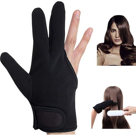 4-delige Warmtebestendige Hairstyling Handschoenen, Professional Hairstyling Handschoenen, Warmteblokkend voor Haarstyler, Kruller and Platte Styler (1/5)