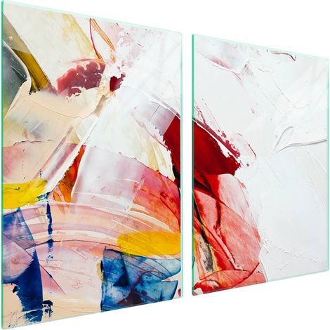 Glasschutzplatte für den Herd 2x45x52 Farbe (1/5)