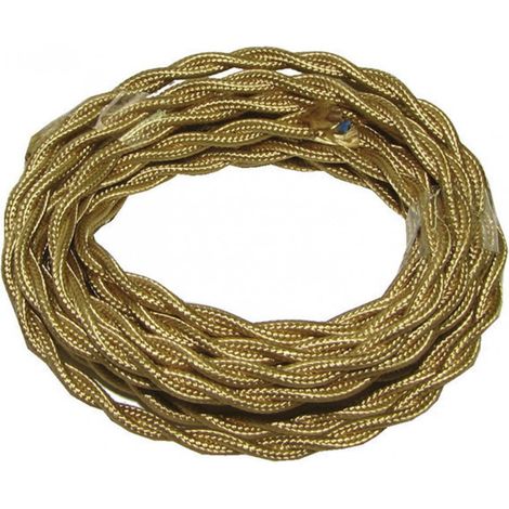 TIBELEC alambre trenzado, tela, oro TIBELEC