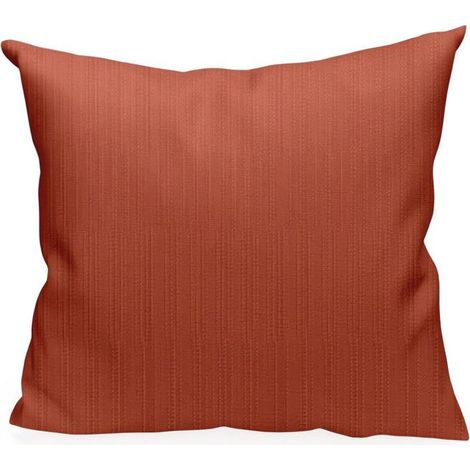 Filiyano-Coussin en velours 40x40 cm SAMT terracotta, par Soleil d'ocre Orange