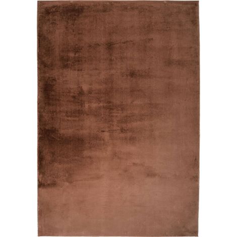 Tapis brun doux à poils courts pour salon chambre - 230 x 160 cm (1/5)
