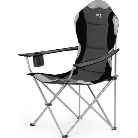 Triton NILS Camp NC3080 sedia grigio scuro confortevole (1/3)
