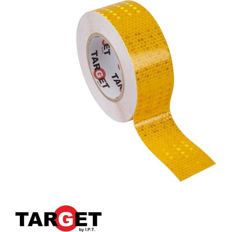 Cinta adh 50mmx 33mt señalizacion reflectante pvc ama target (1/2)