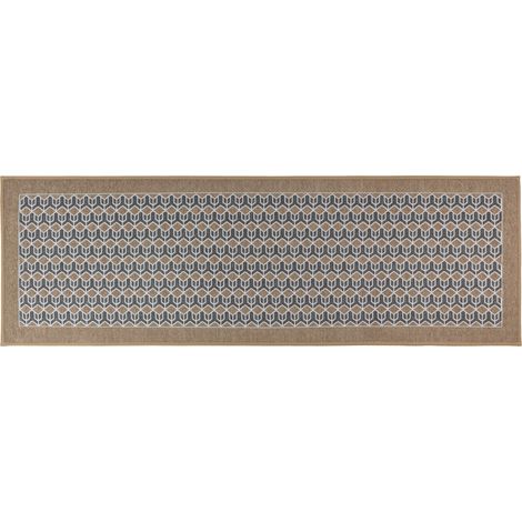 JVL Allure Runner, Beige - 50x150cm