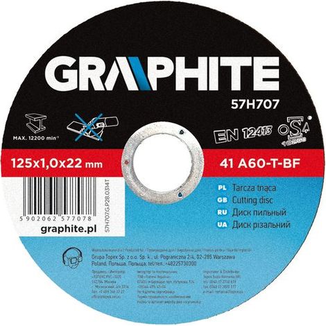 Disco de corte de metal 355 x 3,0 x 25,4 mm 41 A30-T-BF (1/2)