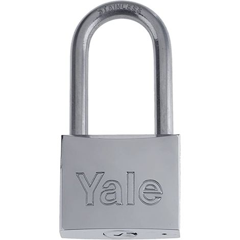 YALE - LUCCHETTO NAUTICO AD ARCO LUNGO IN ACCIAIO INOX 40MM