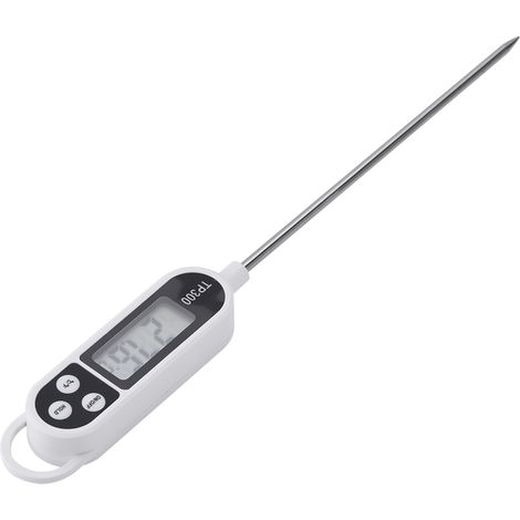 Stück LCD-Digital-Kochthermometer mit Sonde zur Messung der Fleischtemperatur in Küche, Grill und Umgebung (Neu) (1/5)