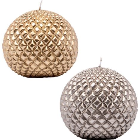 Candela set da 2 oro o argento di natale per candelabro centrotavola decorazioni - colorigenerali: ARGENTO (1/4)
