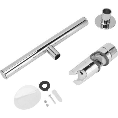 Support de pommeau de douche en cuivre réglable, support de douchette à main de rechange pour barre de douche coulissante, pince de fixation (1/5)