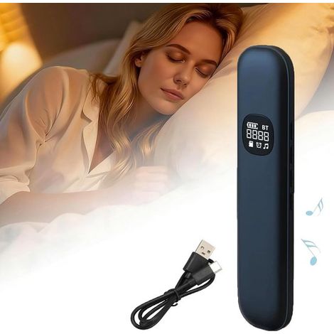 Altoparlante a conduzione ossea da cuscino, altoparlante Bluetooth sotto il cuscino per un sonno profondo con rumore bianco. Ideale per navigare a tarda notte senza disturbare (1/5)