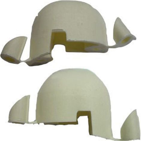 Ricambio coppia tampone battuta vetro Kendo Titan 30B15BI02+30B15BI01