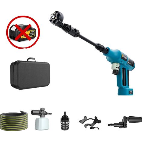 Pistolet de Nettoyage Haute Pression, Pression de 250 BAR, Débit d'Eau de 7L/Min (1/2)