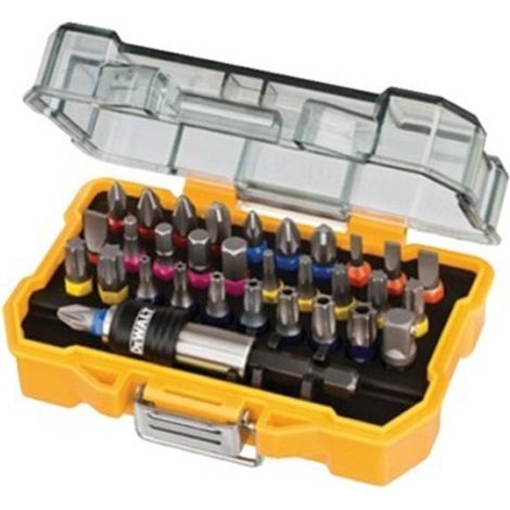 Dewalt – Coffret de 32 embouts 25 mm – DT7969 – Acier haute performance – Emmanchement hexagonal 1/4'' – Pour vissage précis (1/10)