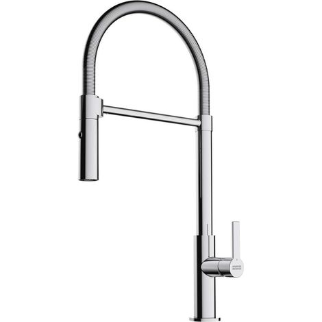 Franke Maris Slim - Spültischarmatur FS 2845.031, mit flexiblem Arm und Brause, chrom 115.0728.395