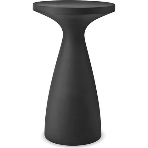 Tavolino da Giardino Ø65x110 cm in Resina Arkema Drink Antracite (1/3)