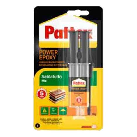 COLLA 'POWER EPOXY SALDATUTTO' SIRINGA 28 gr - PATTEX