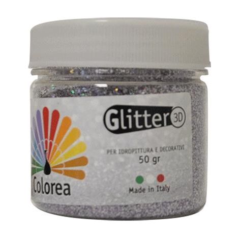 GLITTER PRISMATICI IN POLVERE gr.50 - colore viola  PZ 12  -- DF 9130883