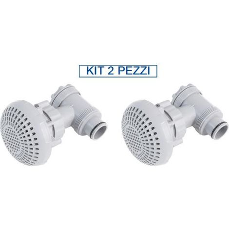BESTWAY Kit 2 pezzi P61639 Valvole collegamento filtri sabbia e pompe filtro (1/2)