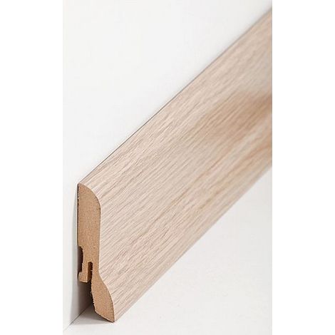 Fußleisten / Sockelleisten 'München' (MDF foliert / 722.668) - Eiche Cornwall (1/2)