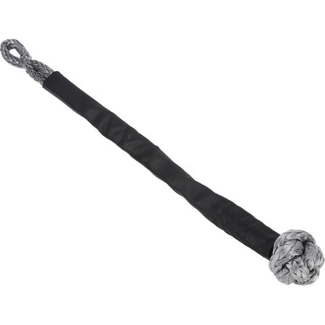 Élingue anneau treuil corde accessoire remorquage 4x4 tout-terrain J014 60mm 16T noir (1/5)