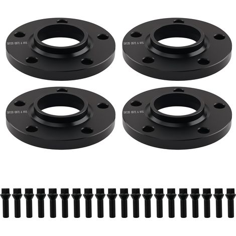 12mm 15mm Hub Centric Wheel Spacers for BMW 1 2 3 4 5 Series 5x120 M14x1.25 (1/5)
