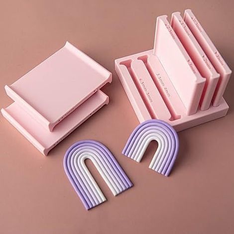 MegaHaustechnik Verwaltungs-GmbH - Rouleau à ficelle pour pâte polymère - Rose clair
