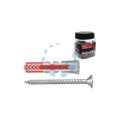 TASSELLO IN NYLON CON VITE PROMOPACK "DUOPOWER" - ø mm.8x40 conf.pz.120