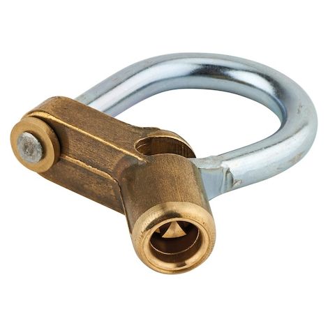 Thirard – Cadenas à clé 29mm anse acier zingué – Condamnation triangle pour accès pompiers – Sécurisation locaux et entrepôts